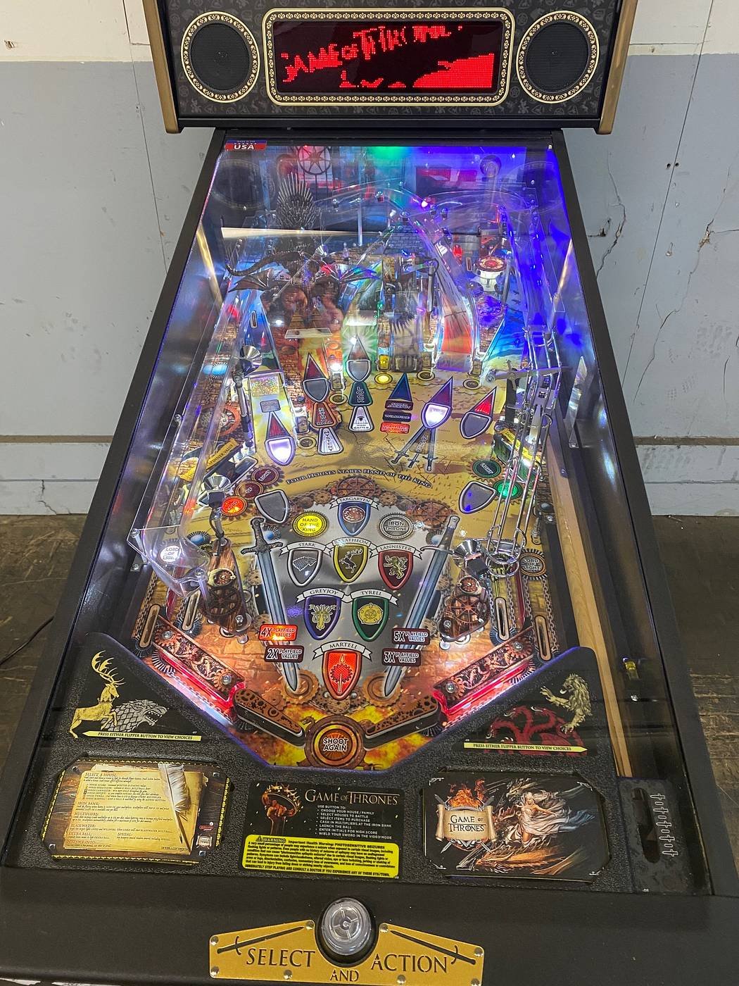 Game of Thrones Pinball Machine by Stern - Image 3