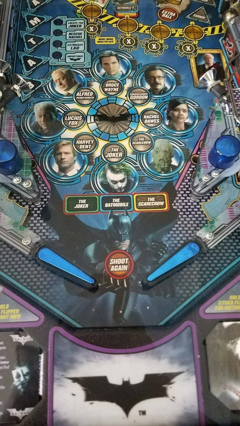 Batman Dark Knight Pinball Machine by Stern - Image 6