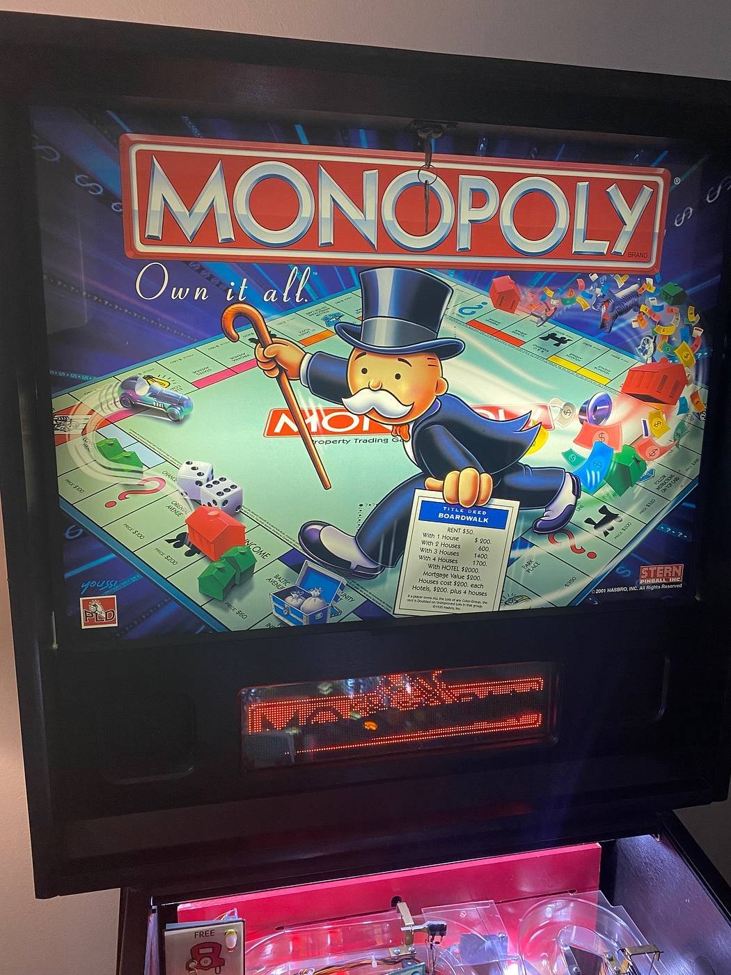 Monopoly Pinball Machine - Image 7
